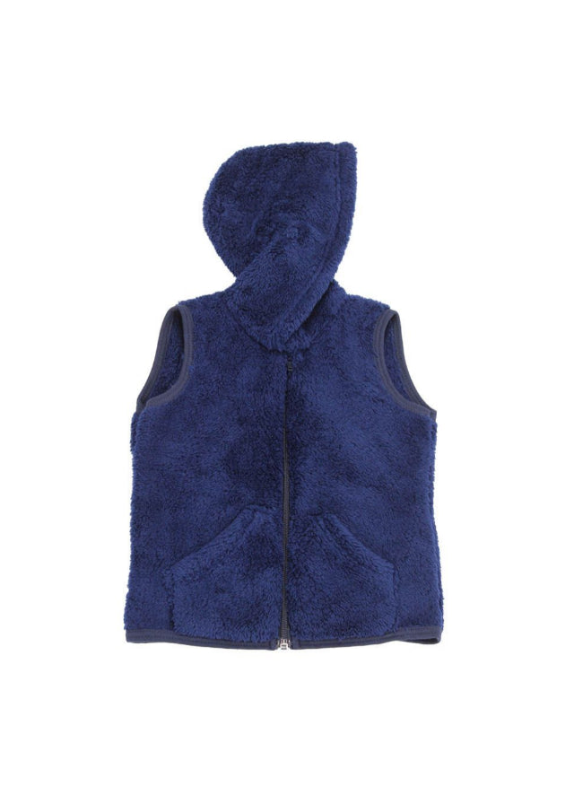 Benjamin Sleeveless "fur" cardigan