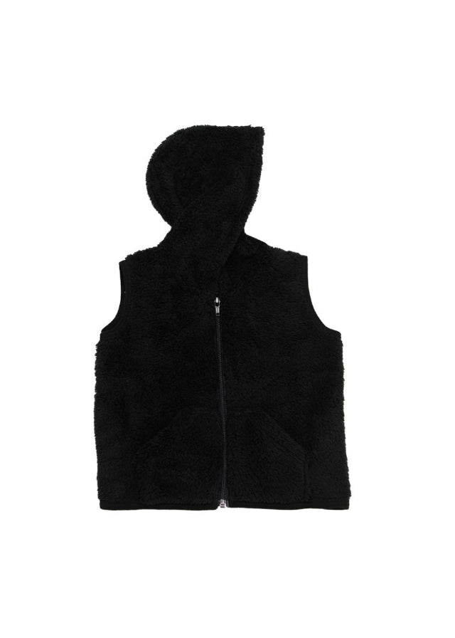 Benjamin Sleeveless "fur" cardigan