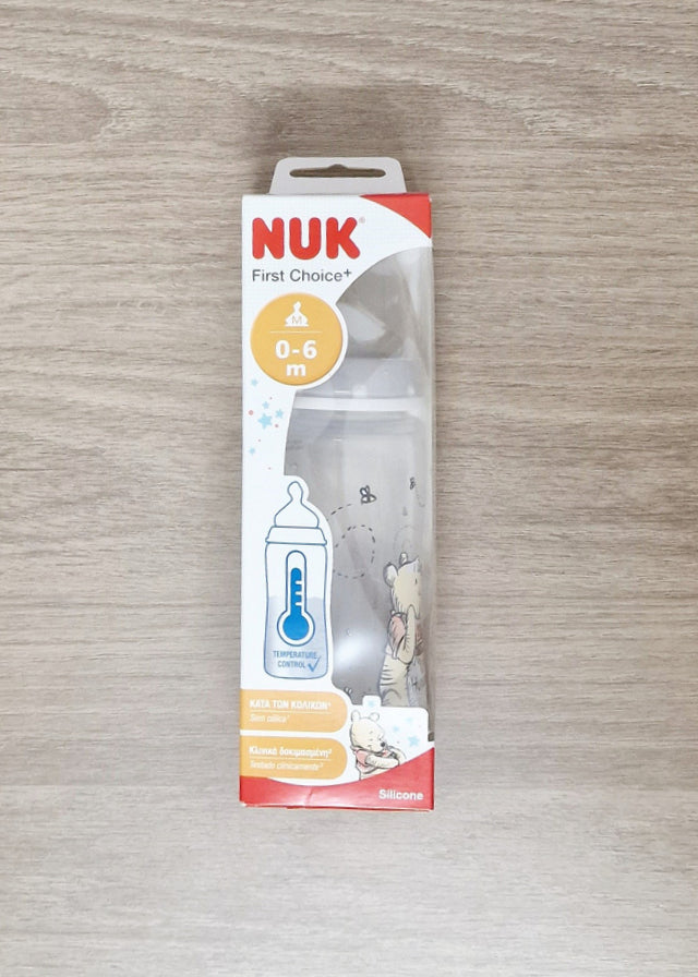 NUK First Choice Plus Baby Bottle 300ml - Winnie the Pooh